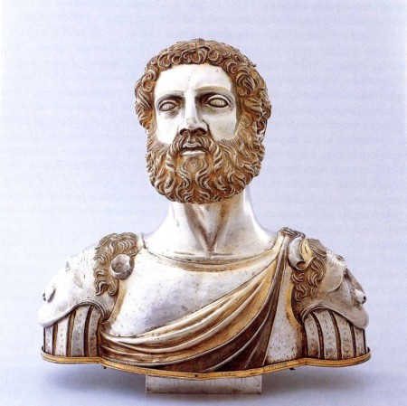 Busto reliquiario di San Sigismondo Re, 1531, argento sbalzato